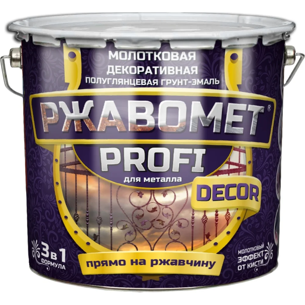 Грунт эмаль для металла Красковия PROFI DECOR ER-00004886