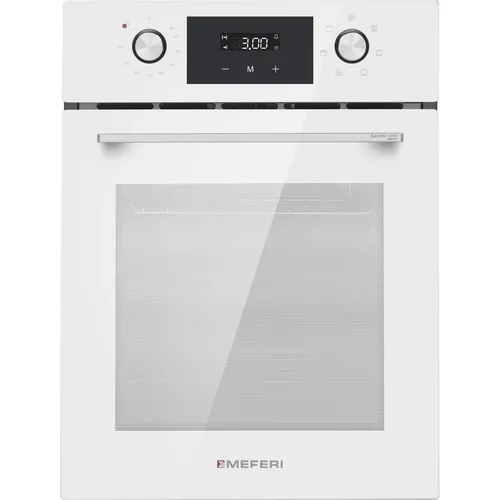 Духовой шкаф электрический MEFERI Comfort MEO458WH, 53л, дверца с 2 стеклами, белый
