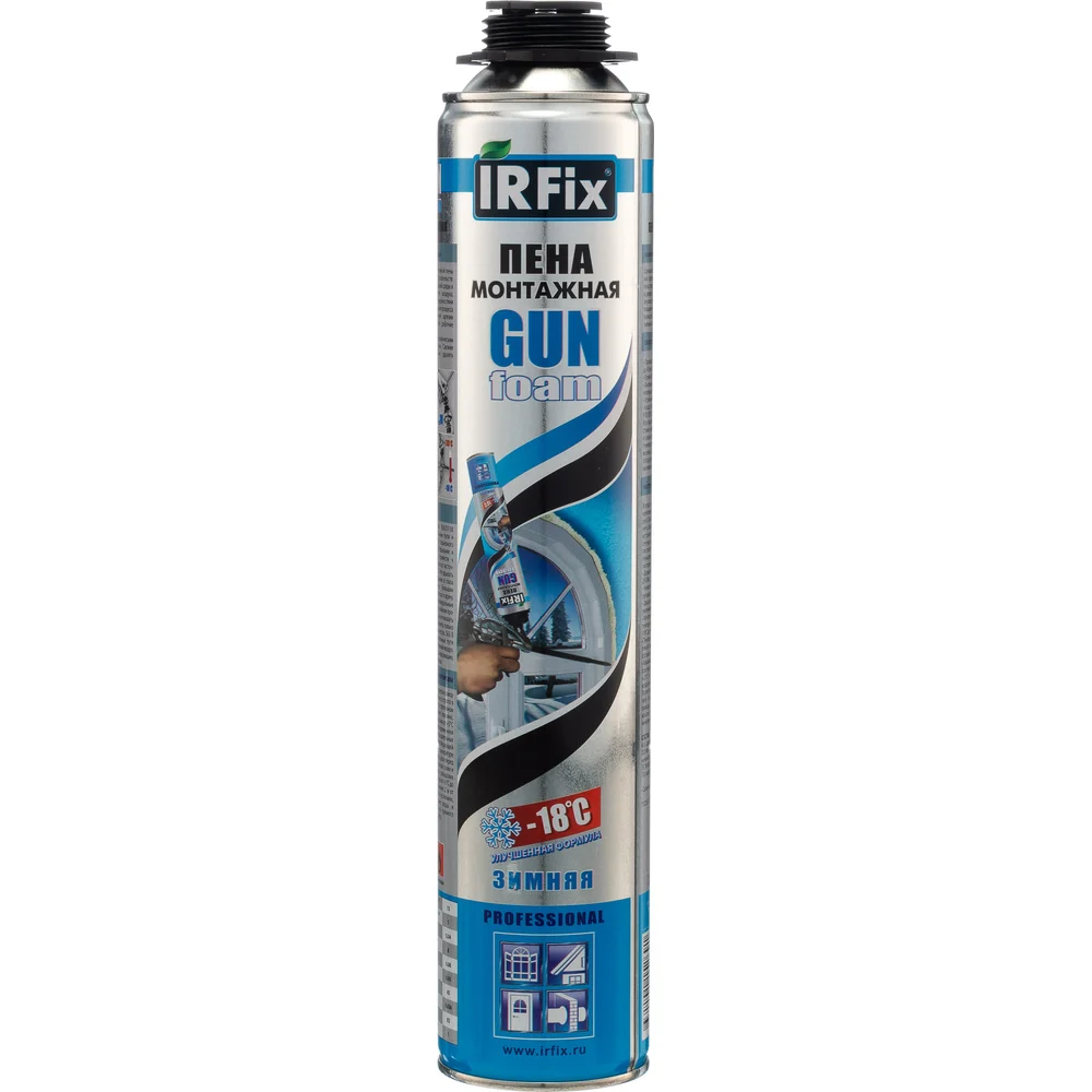 Профессиональная зимняя монтажная пена IRFIX GUN 10012