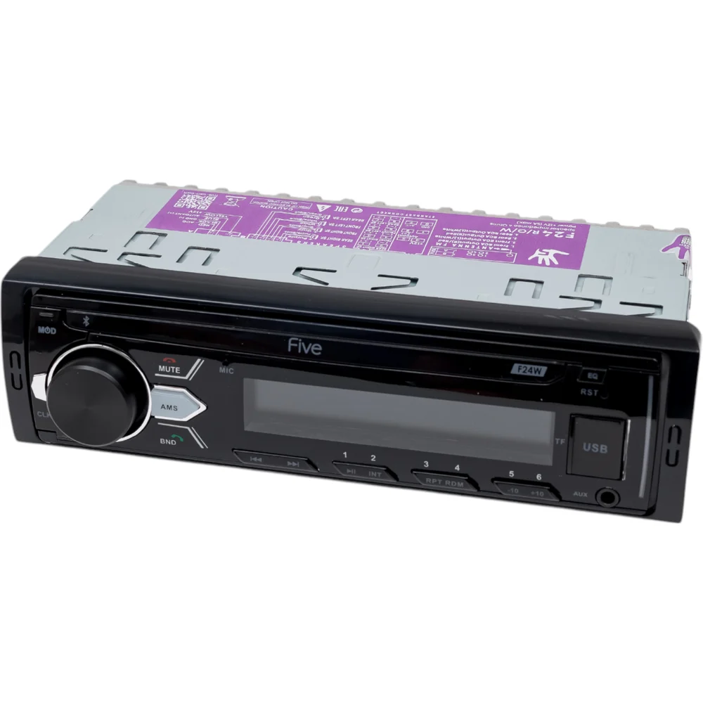 Автомагнитола FIVE (1din/белая/Bluetooth/USB/AUX/SD/FM/4*50) F24W FIVE F24W