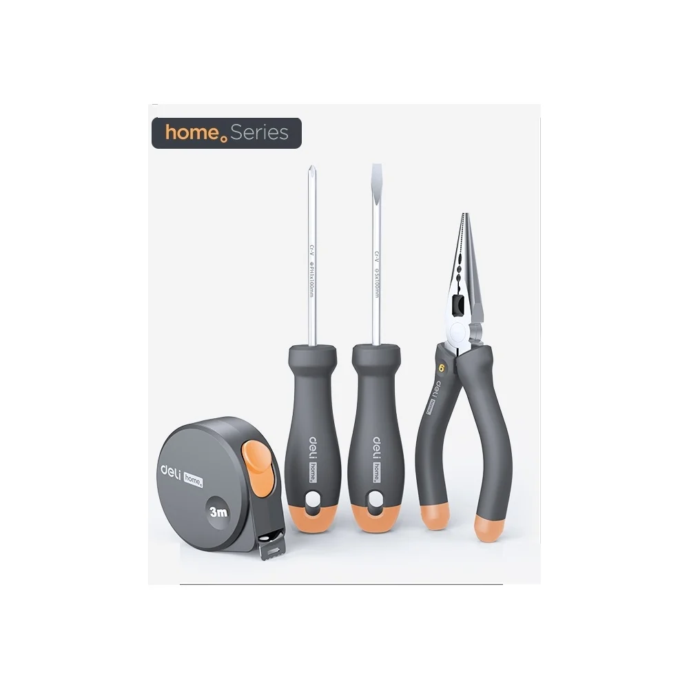 Набор ручного инструмента DELI HOME SERIES GRAY HT0004C 130340