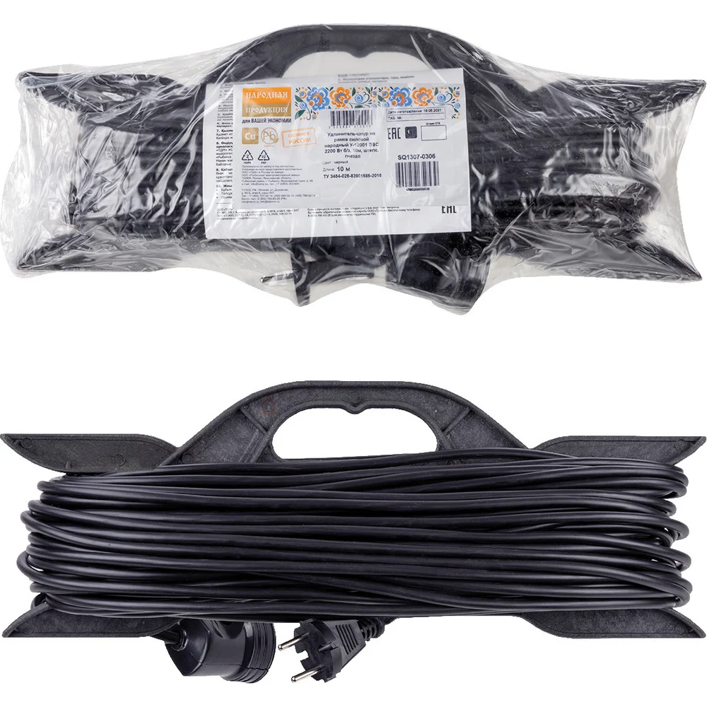 Силовой удлинитель-шнур TDM ELECTRIC народный SQ1307-0306