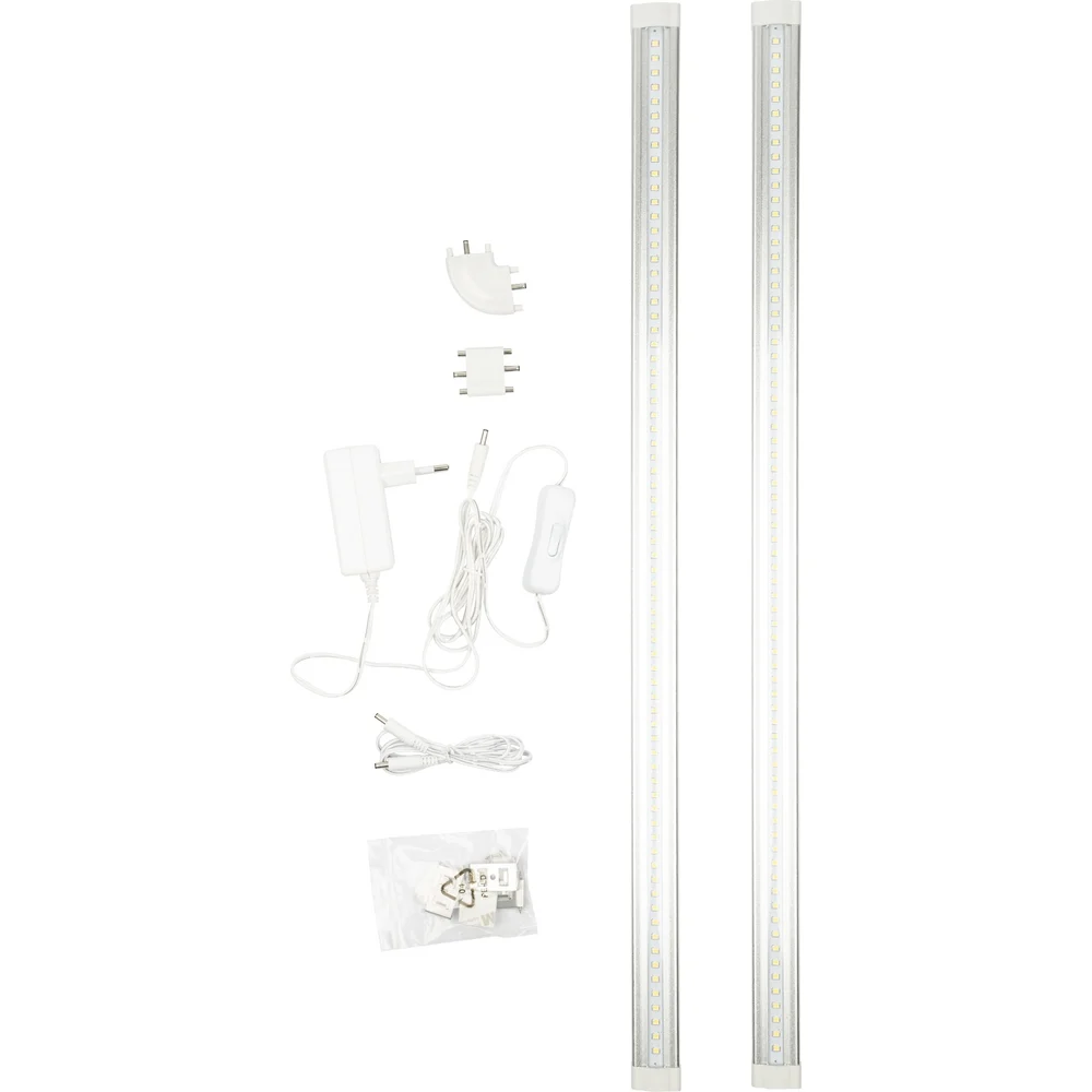 Светодиодный светильник для мебели Uniel ULM-F45-2x6W/4500K SILVER UL-00008280