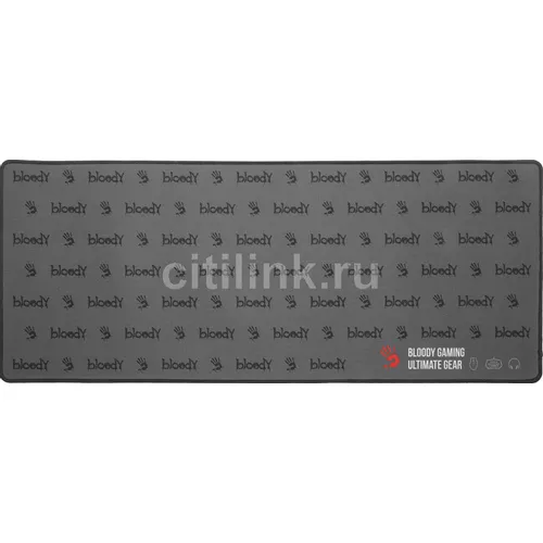 Коврик для мыши A4TECH Bloody BP-30L (L) черный, ткань, 750х300х3мм