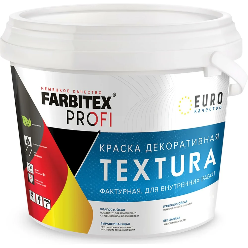 Декоративная фактурная акриловая краска Farbitex Textura 4300008184