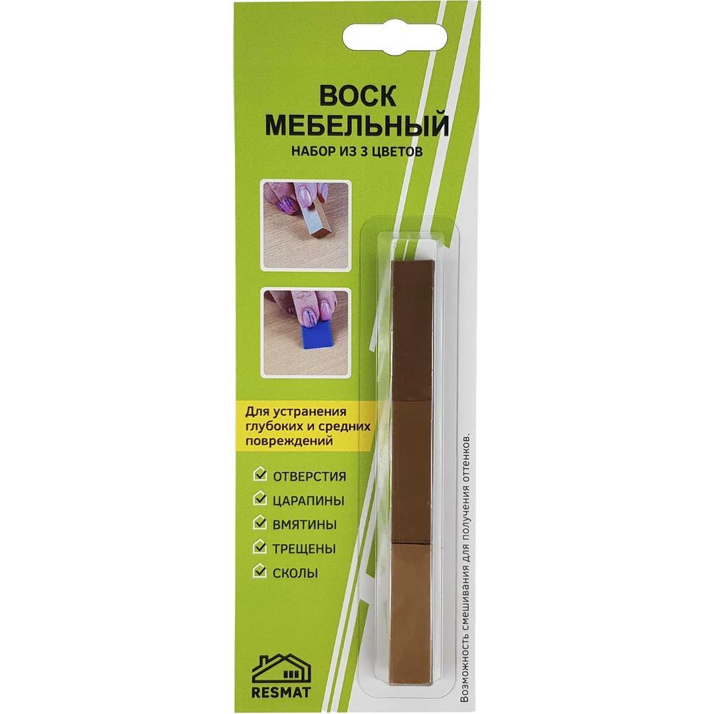 Набор восковых мелков Resmat 2714