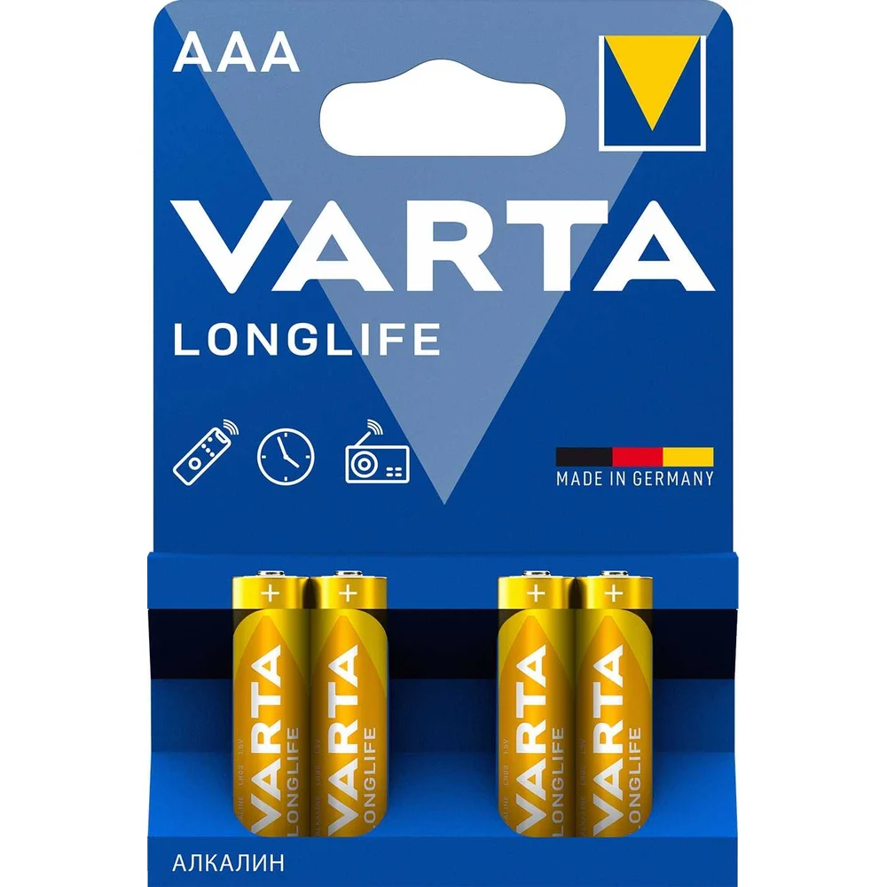 Батарейки Varta LONGLIFE 04103101414