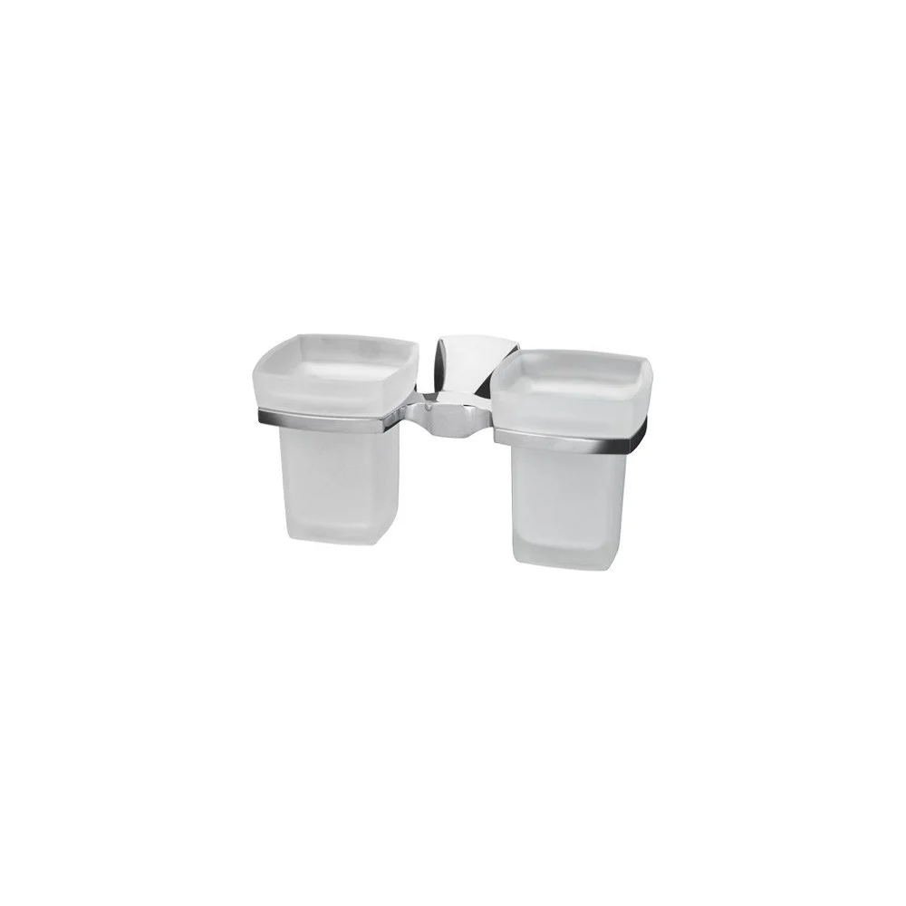 Двойной стеклянный держатель WasserKraft Wern K-2528D