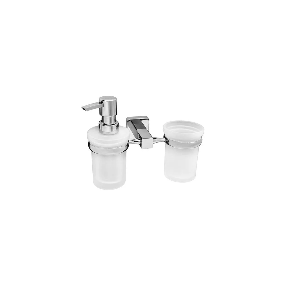 Держатель стакана и дозатора WasserKraft Lippe K-6589