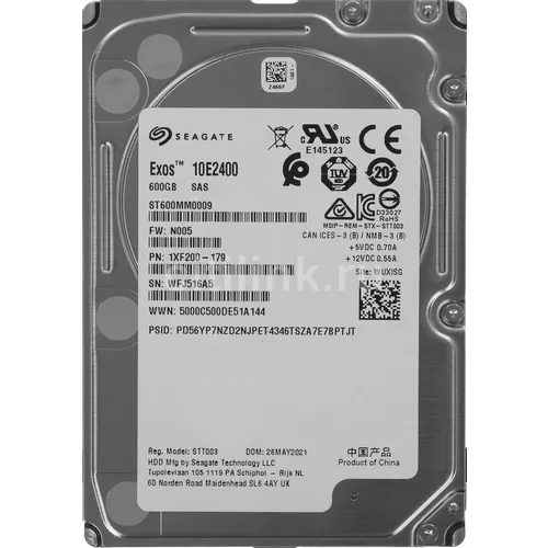 Жесткий диск Seagate Enterprise Performance ST600MM0009, 600ГБ, HDD, SAS 3.0, 2.5"