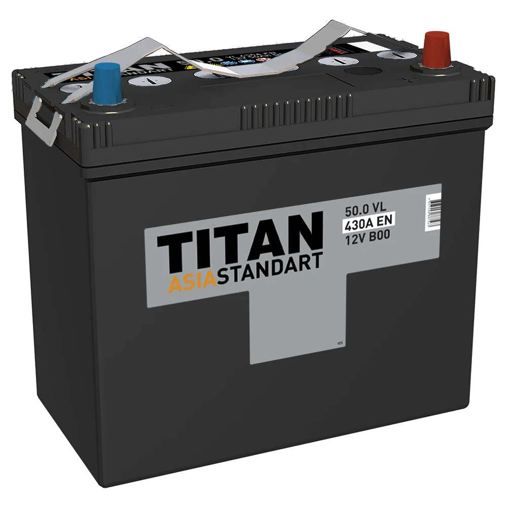 Аккумулятор TITAN ASIA STANDART 50.0 VL B00 4607008887563