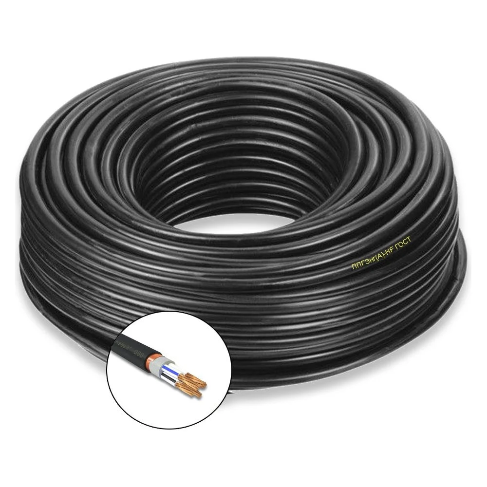 Силовой кабель ПРОВОДНИК ппгэнг(a)-hf 4x2.5 мм2, 100м OZ226871L100