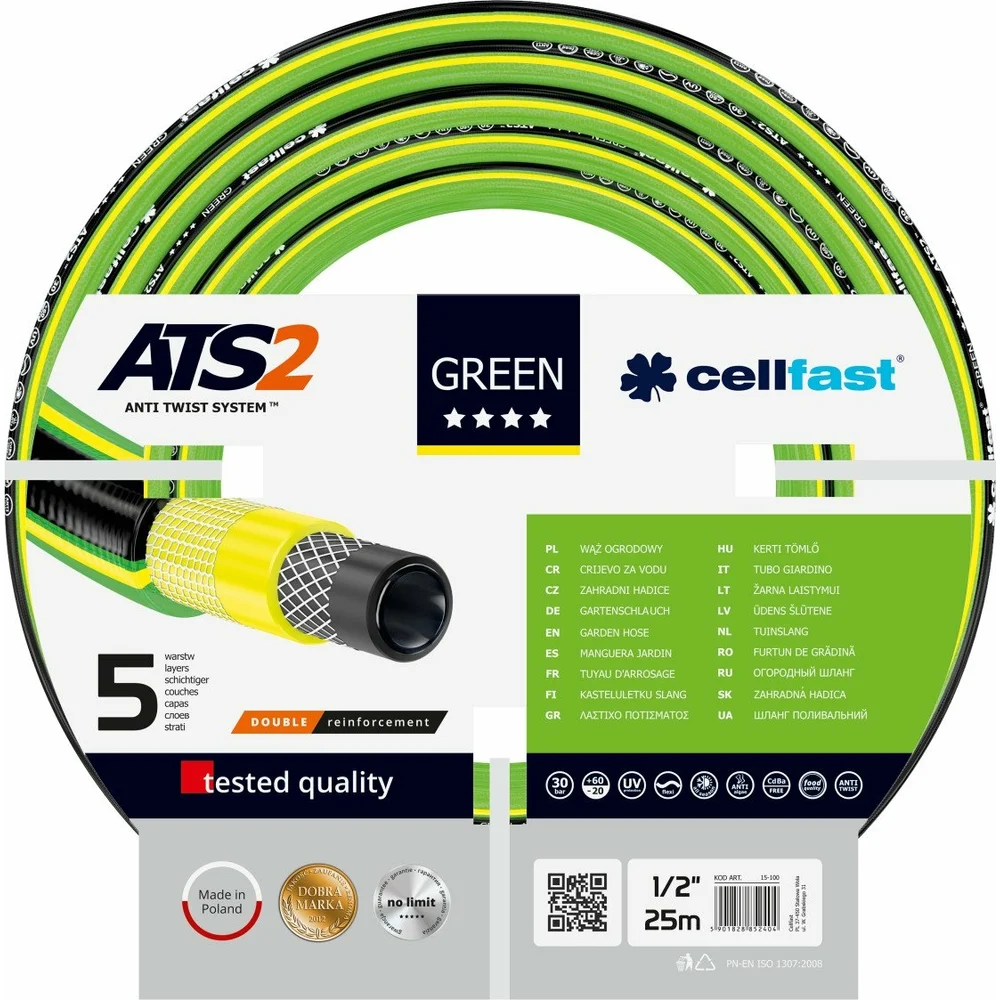 Садовый шланг Cellfast GREEN ATS2 15-100