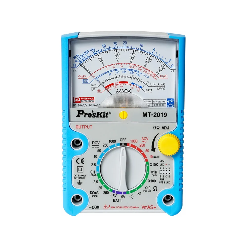 Аналоговый мультиметр Pro'sKit MT-2019 С00040186