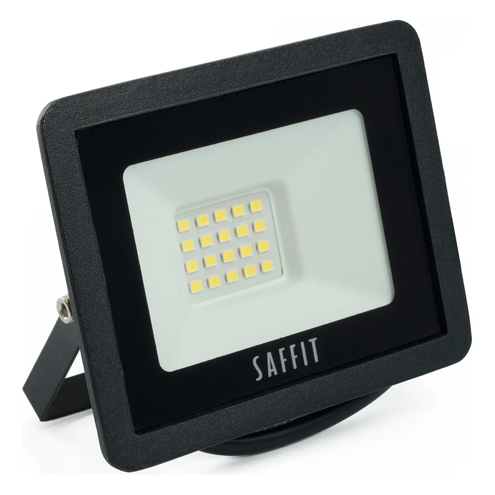 Светодиодный прожектор SAFFIT SFL90-20, черный 55075
