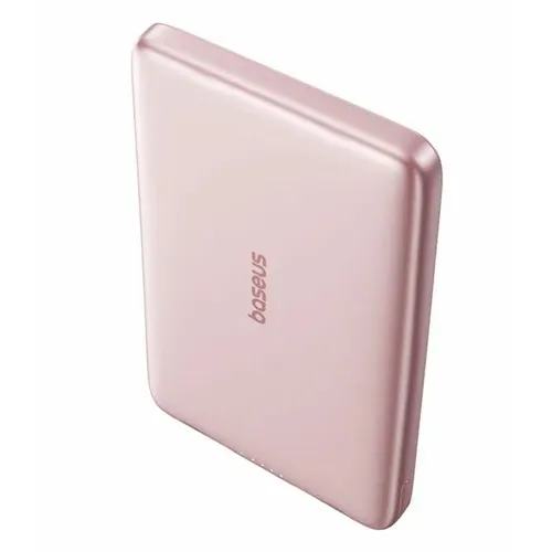 Внешний аккумулятор (Power Bank) BASEUS PicoGo AM41, 5000мAч, розовый [p1007680c453-00]