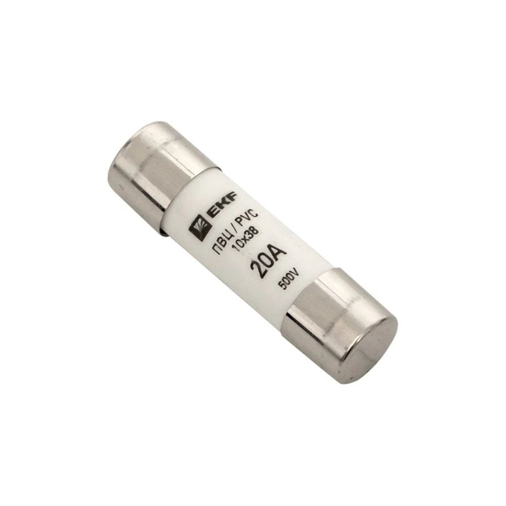 Цилиндрическая плавкая вставка EKF ПВЦ PROxima pvc-10x38-20