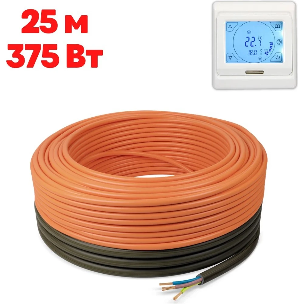 Теплый пол ТеплоСофт Профи 25м-375/4