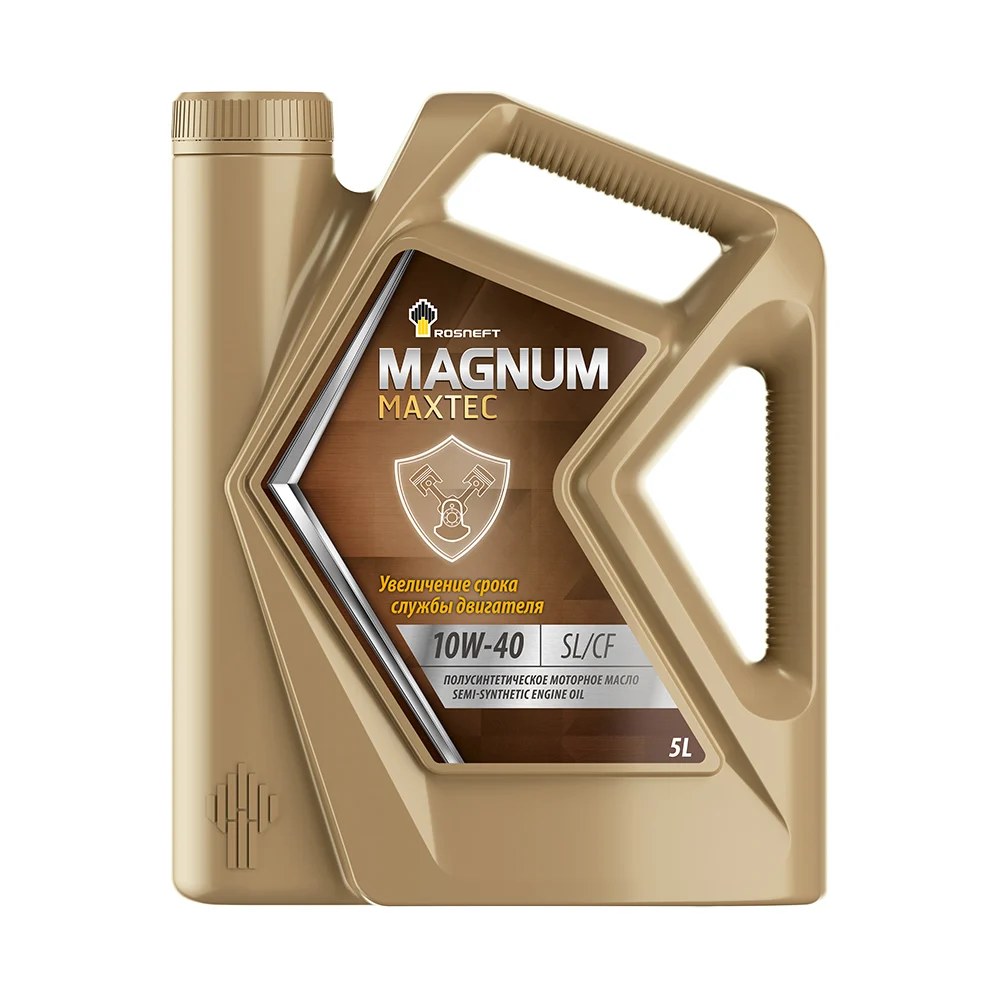 Полусинтетическое моторное масло Роснефть Magnum Maxtec 10W-40 API SL/CF 40814750