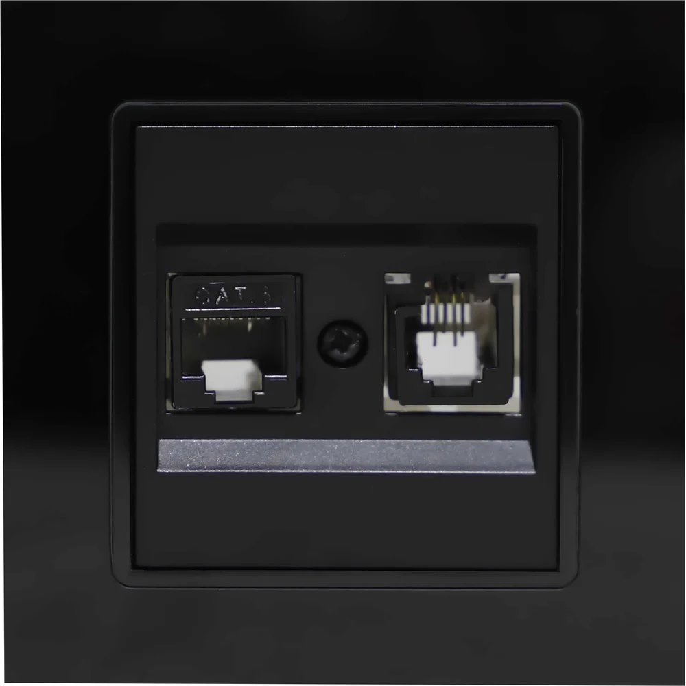 Розетка для сетевого кабеля Vesta Electric Exclusive Black FRZMT040012CHR