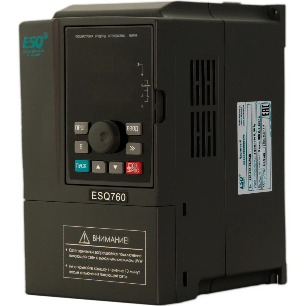 Частотный преобразователь ESQ 760-4T-0040 08.04.000645