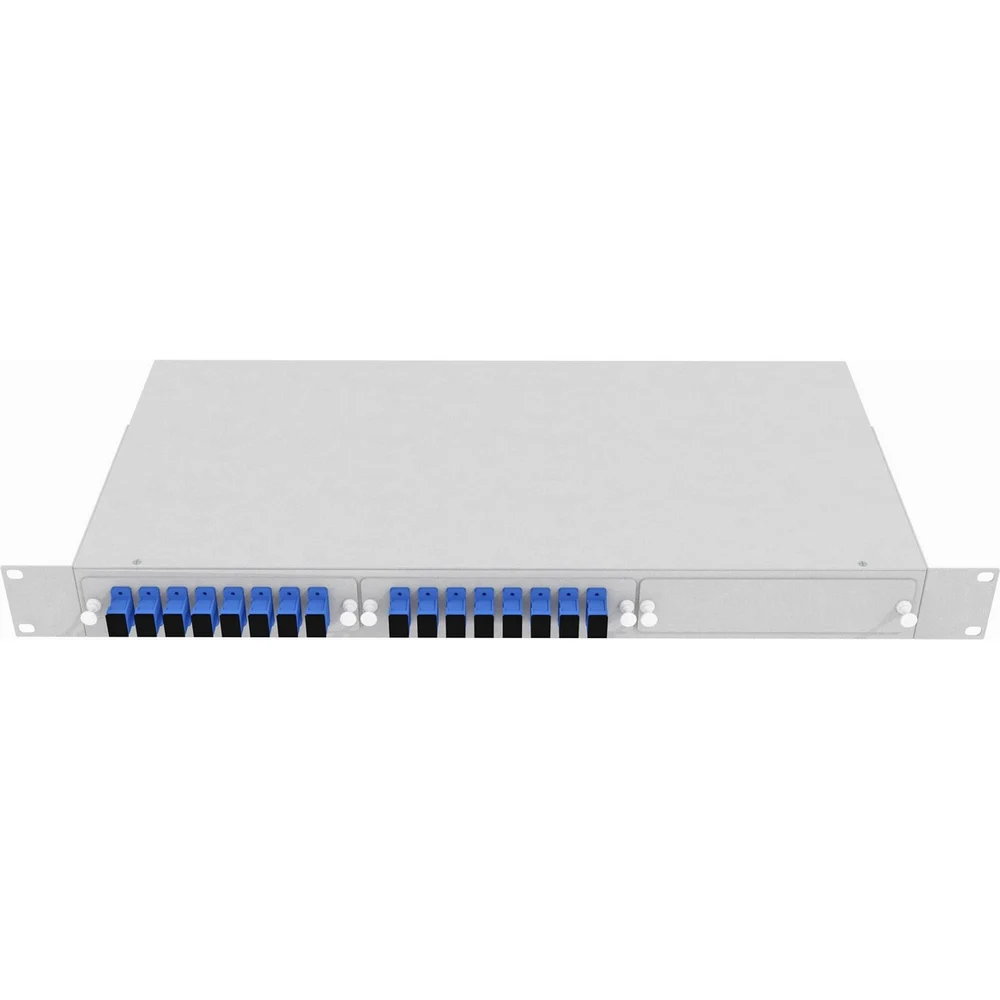 Оптический кросс TopLan КРС-Top-1U-12SC/U-OS2-GY