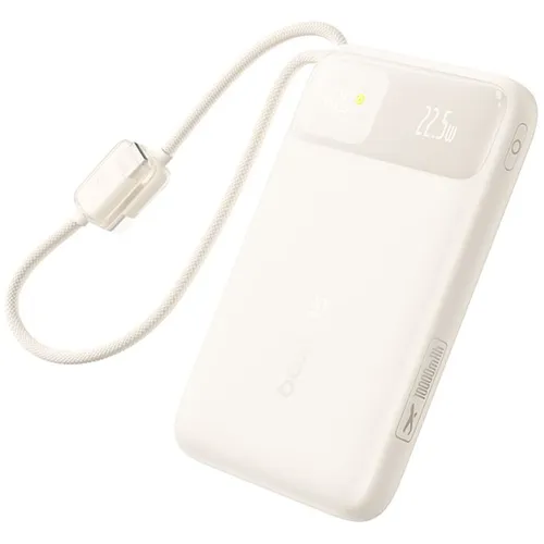 Внешний аккумулятор (Power Bank) BASEUS EnerFill FC11, 10000мAч, бежевый [e0027r05]