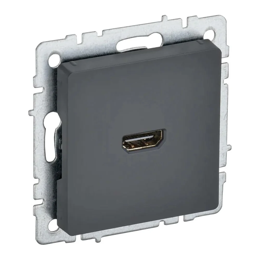 Hdmi-розетка IEK Brite рhdmi-0-брг BR-H10-K53