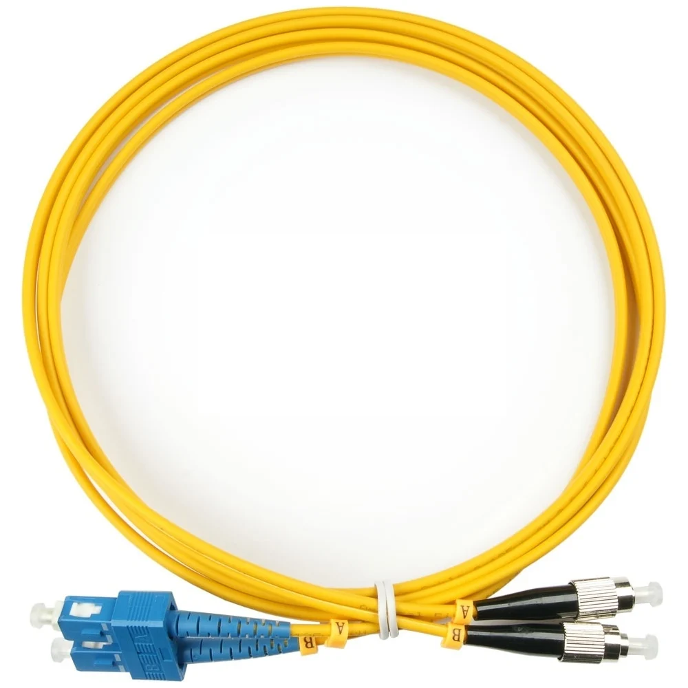 Дуплексный оптический патч-корд TopLan DPC-TOP-657A1-FC/U-SC/U-5.0