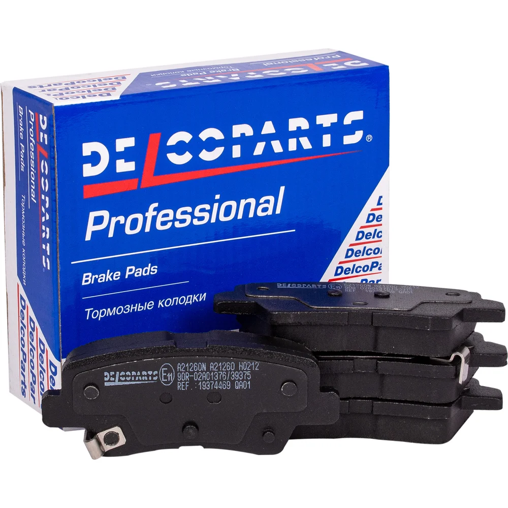 Задние дисковые колодки тормозные Delcoparts 19374469