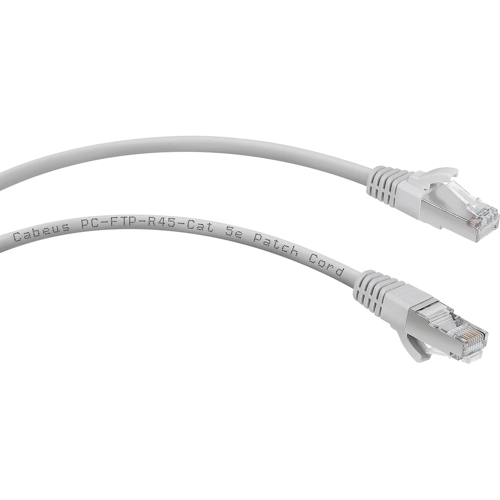 Экранированный патч-корд Cabeus PC-FTP-RJ45-Cat.5e-10m-LSZH
