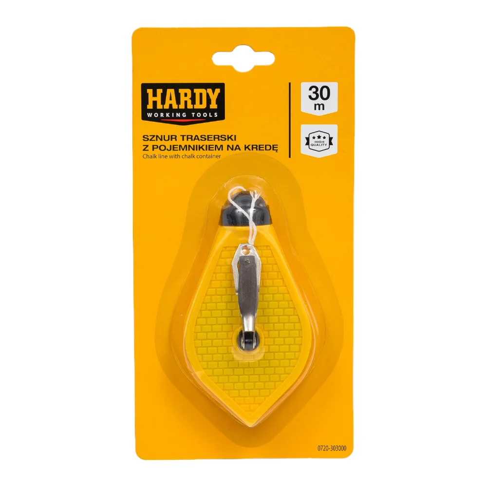 Разметочный шнур HARDY пластиковый корпус 30м 0720-303000