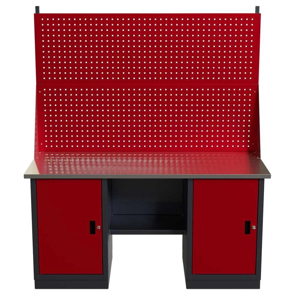 Слесарный двухтумбовый верстак IRONMEBEL worky wk-0/wk-0 M-IM00185K
