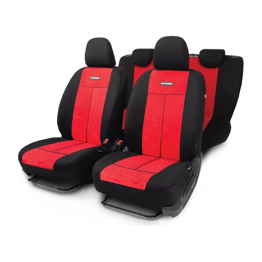 Автомобильные чехлы AUTOPROFI TT TT-902V BK/RD
