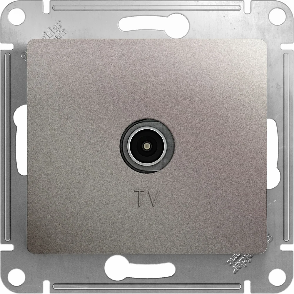 Оконечная tv розетка Systeme Electric Glossa GSL001291
