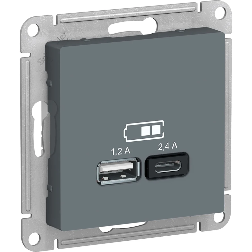 Usb розетка Systeme Electric AtlasDesign ATN000739