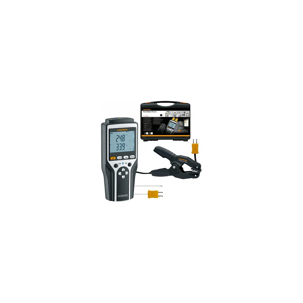 Высокоточный двухканальный термометр Laserliner ThermoMaster Plus Set 082.036A
