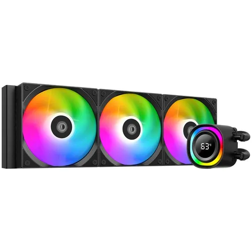 Система водяного охлаждения ID-COOLING FX360 TD, LCD, 4-pin, ARGB, 120мм, черный, retail