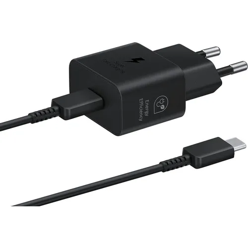 Сетевое зарядное устройство Samsung EP-T2510, USB-C, USB-C, 25Вт, 3A, черный [ep-t2510xbegeu]