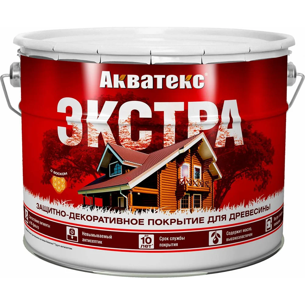 Защитно-декоративное покрытие АКВАТЕКС акватекс-экстра 259789