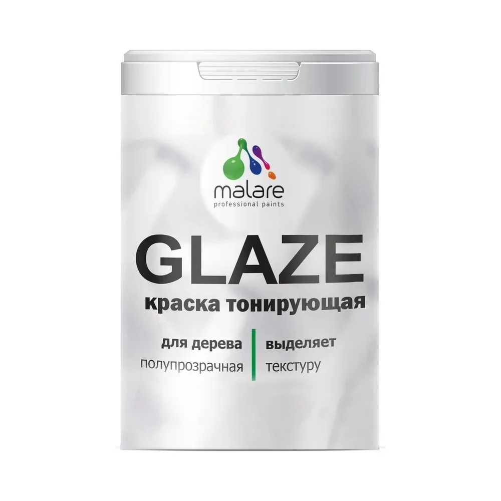 Лессирующая тонирующая краска по дереву MALARE Glaze 2036775036140