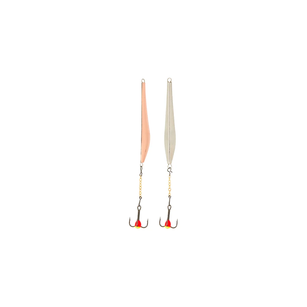 Зимняя вертикальная блесна Lucky John DOUBLE BLADE LJDD45-CS