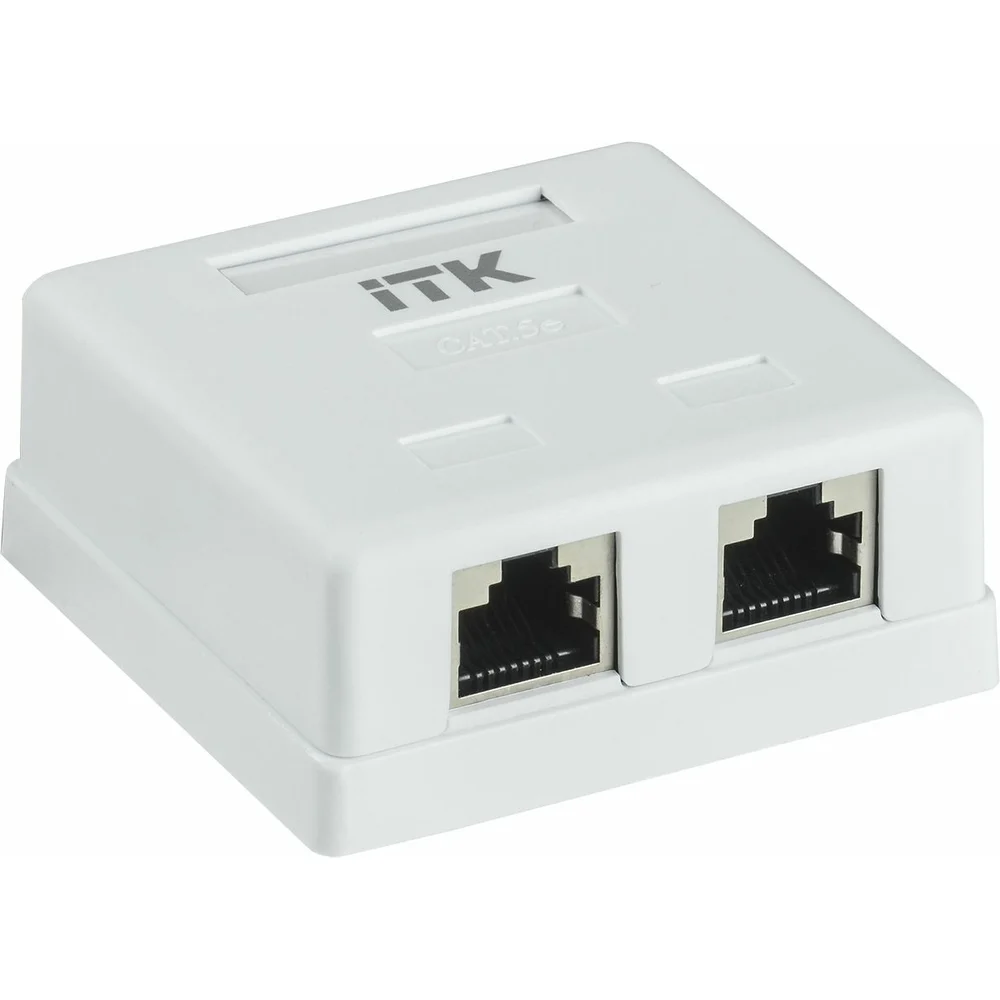 Настенная информационная розетка IEK ITK CS2-1C06F-22