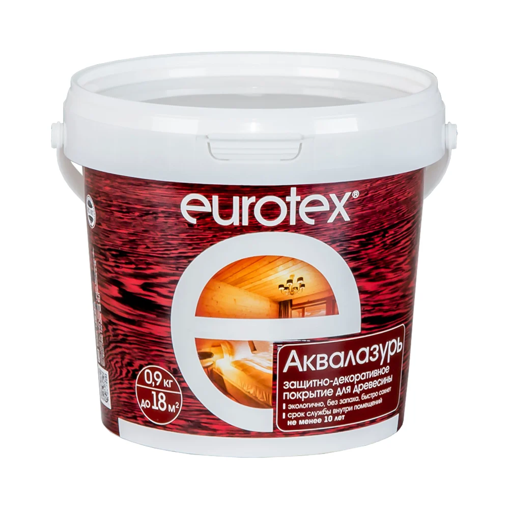 Защитно-декоративное покрытие для древесины Eurotex Eurotex 15598