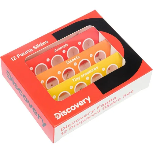 Набор микропрепаратов DISCOVERY Фауна, 12 предметов [78224]
