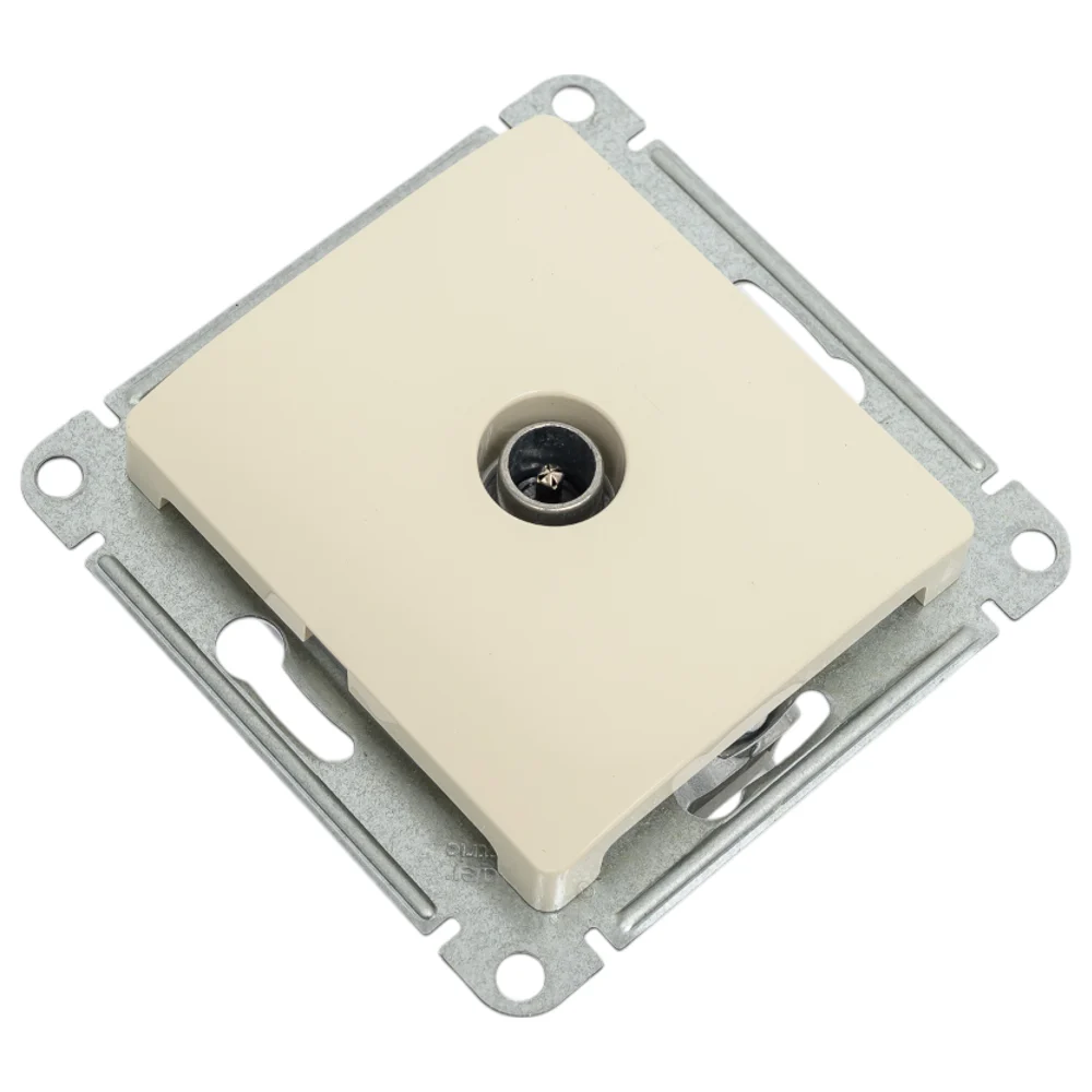 Проходной одноместный механизм розетки TV Systeme Electric GLOSSA GSL000292