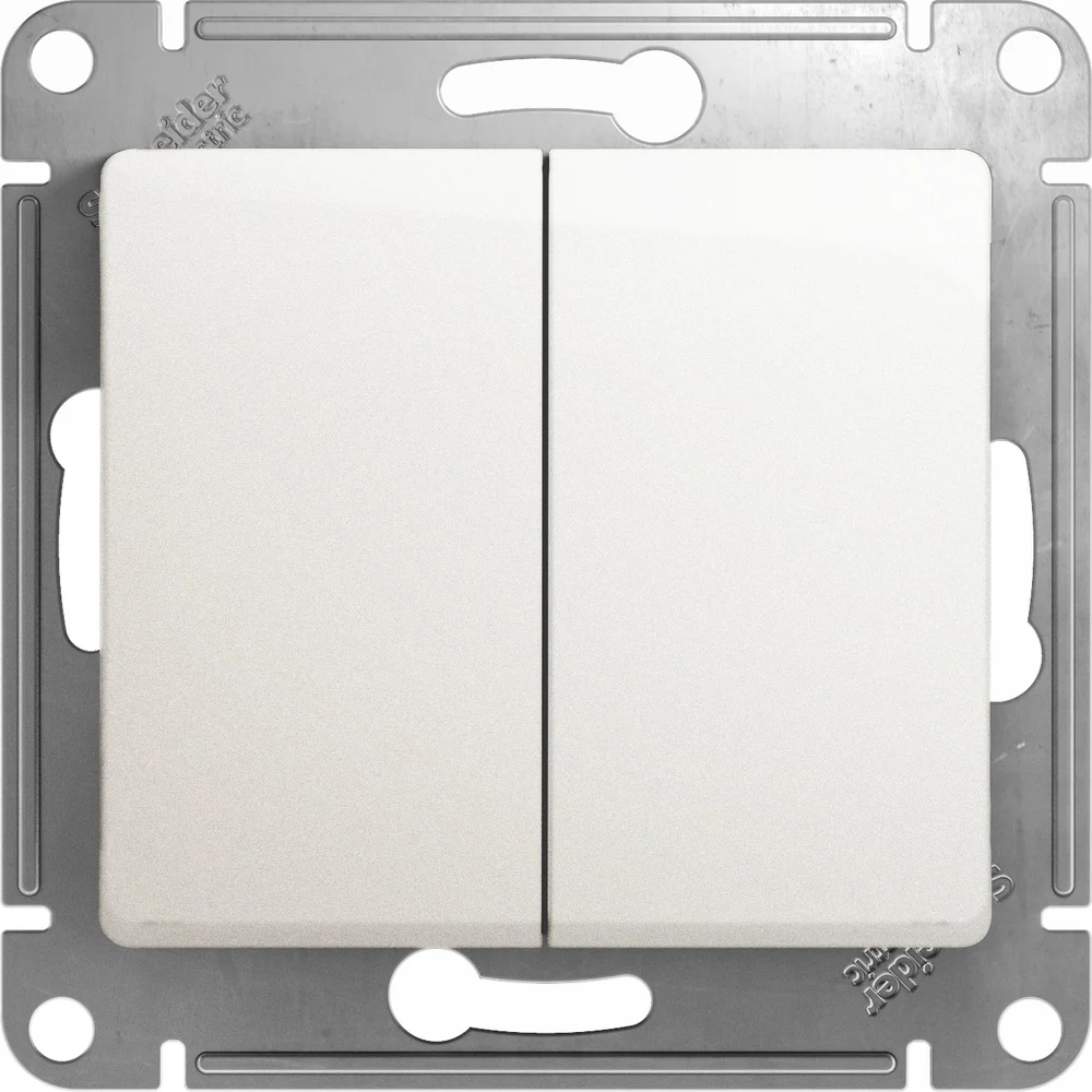 Двухклавишный механизм переключателя Systeme Electric GLOSSA GSL000665
