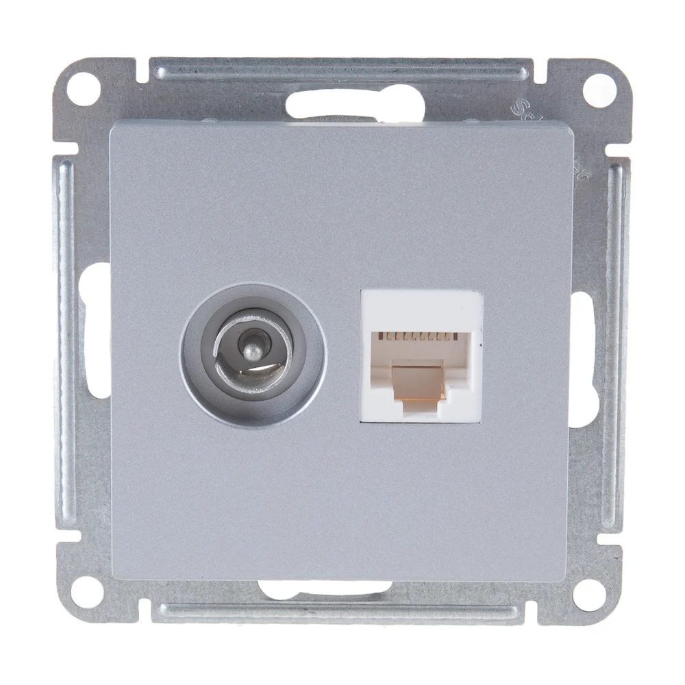 Двойная розетка Systeme Electric ATLASDESIGN ATN000389