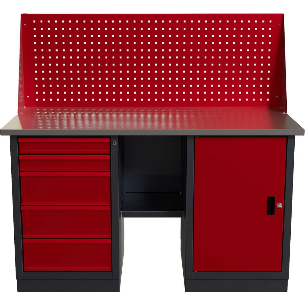Слесарный двухтумбовый верстак IRONMEBEL worky wk-5/wk-0 M-IM00176K