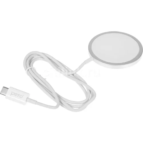 Беспроводное зарядное устройство PERO TC07, USB-C, 2.5Вт, 2.77A, белый [тс07wh]